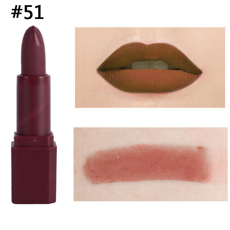 Square Tube Matte Lipstick Matte Square Tube Lip Makeup.