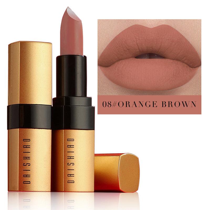 Lipstick Gold Tube Matte Nonstick Cup Waterproof.