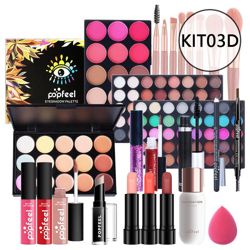 Makeup Cosmetics Set Beginner Combination Concealer Eyeliner Eyebrow Pencil.