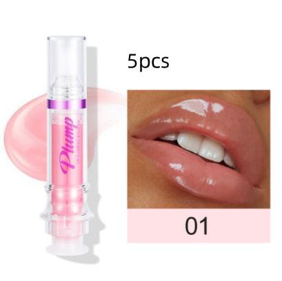 New Tube Lip Rich Lip Color Slightly Spicy Lip Honey Lip Glass Mirror Face Lip Mirror Liquid Lipstick.