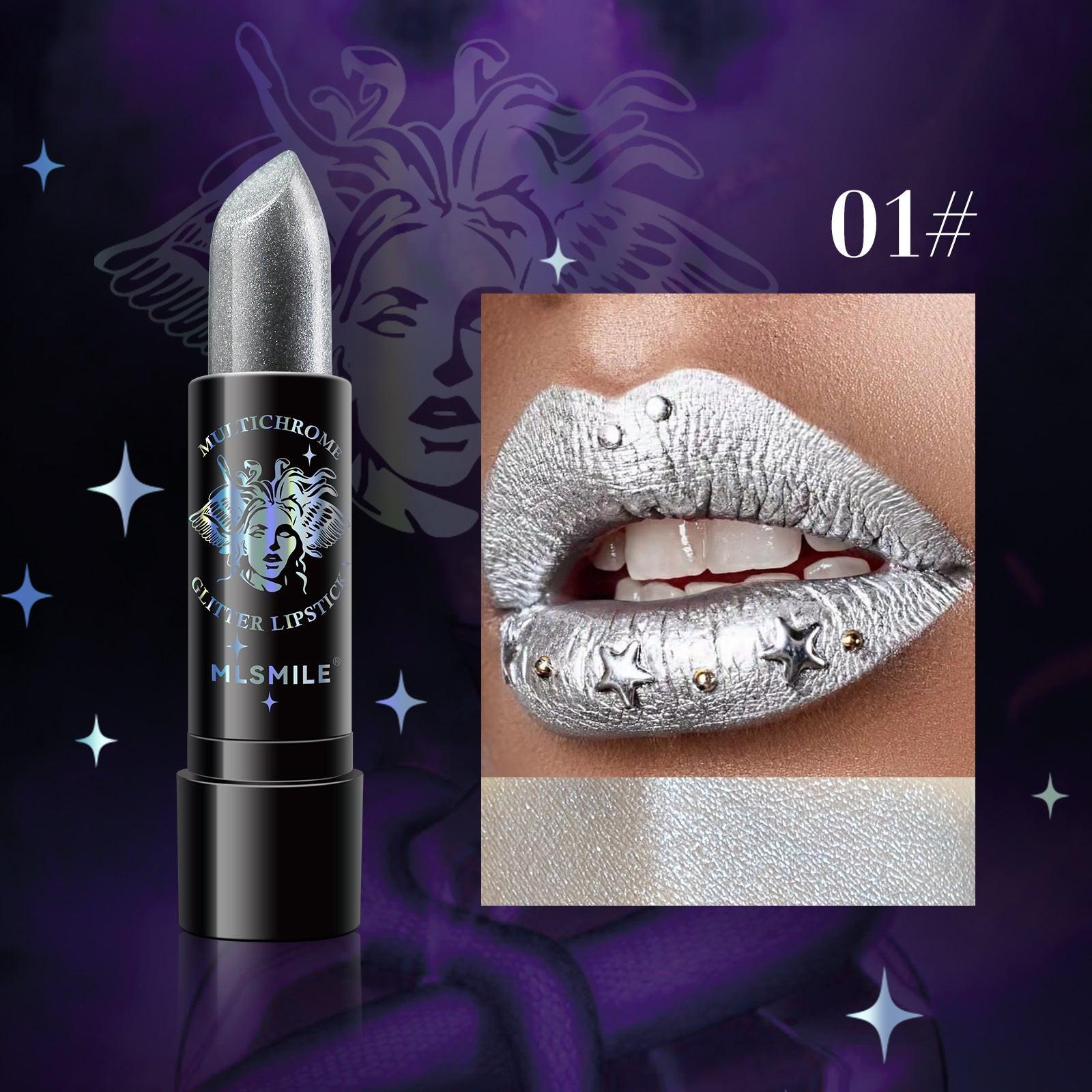 Ladies Pearl Sparkly Christmas Lipstick.