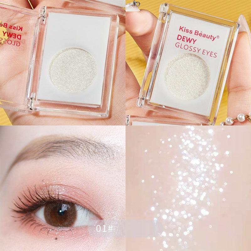 Pearlescent Solid Non Flying Powder Eye Shadow Cream.