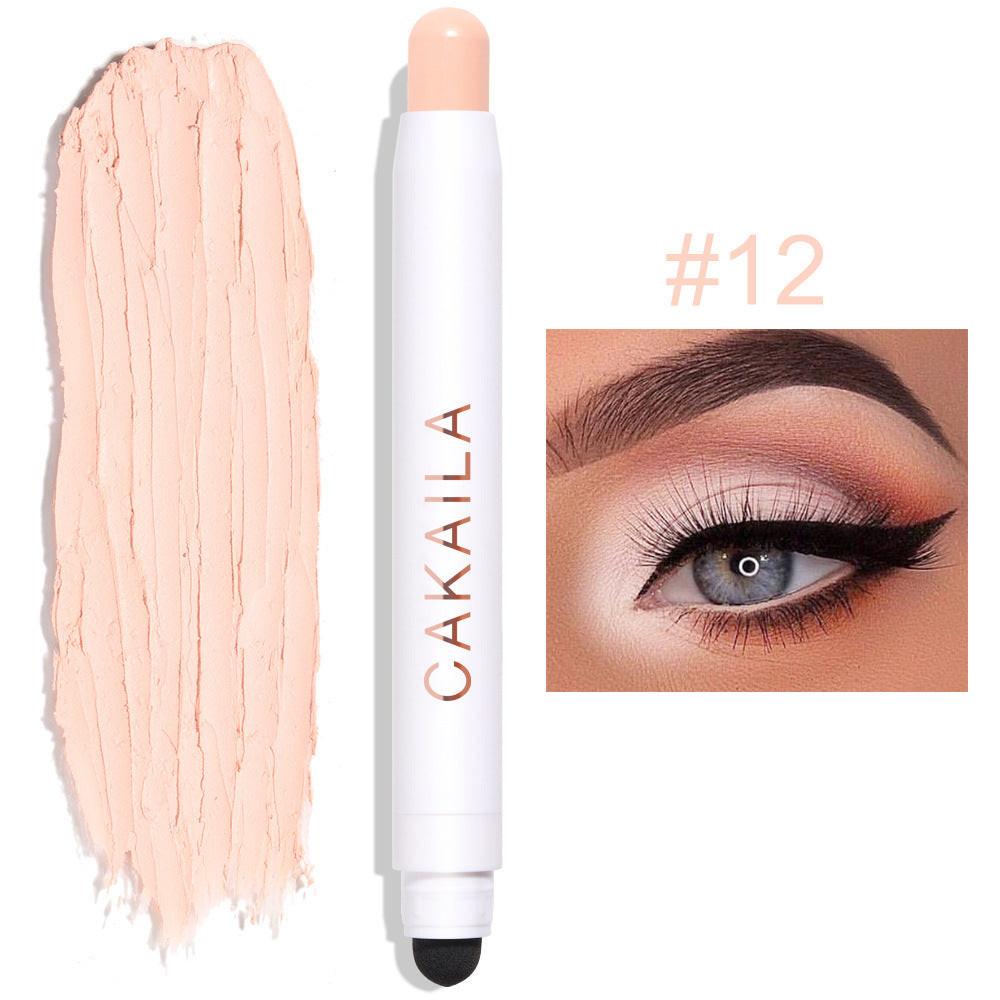 Double-headed Monochrome Pearlescent Eye Shadow Stick.