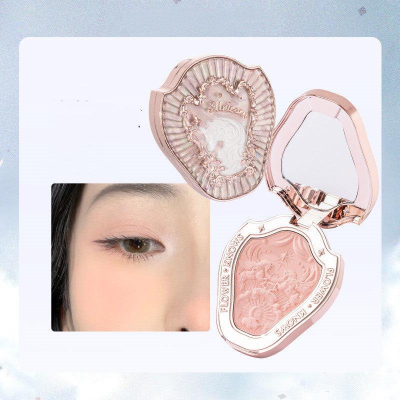 Flower Knows Unicorn Relief powder blusher Expanding Color.