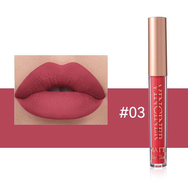 12 Colors Lip Lacquer Matte Liquid Lipstick Waterproof.