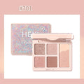 Bubble Gum Six-color Mini Eyeshadow Palette Matte.
