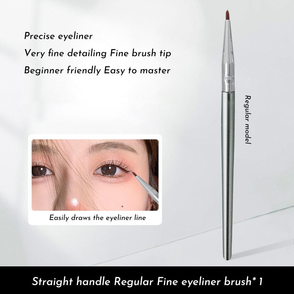 Bend Head Eyeliner Brush Eye Detail Makeup Brush Under Eyes Tear Trough For Women Fine Liner Concealer Brush.