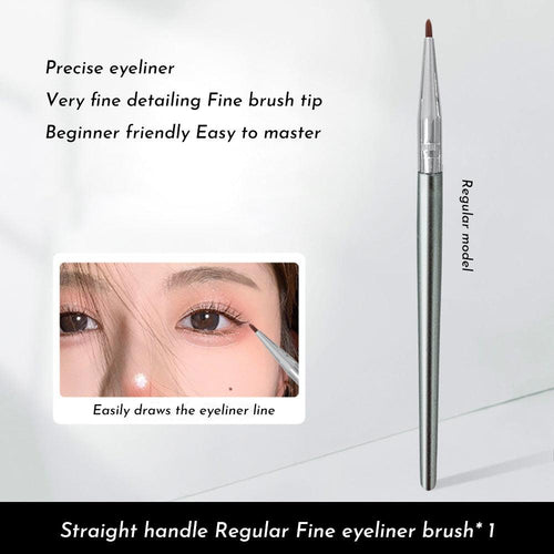 Bend Head Eyeliner Brush Eye Detail Makeup Brush Under Eyes Tear Trough For Women Fine Liner Concealer Brush.