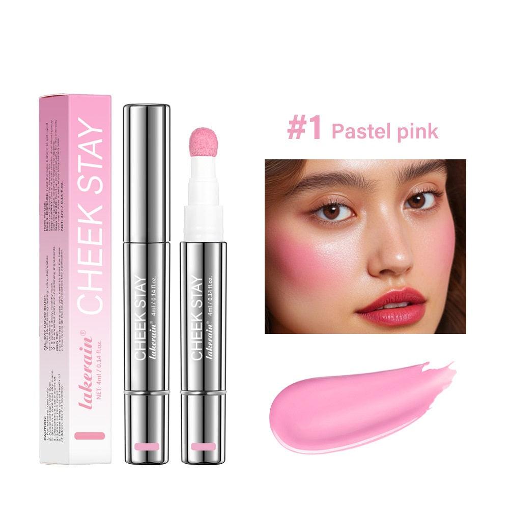 6 Colors Multifunctional Cosmetic Brush Liquid Highlight Blush Stick.