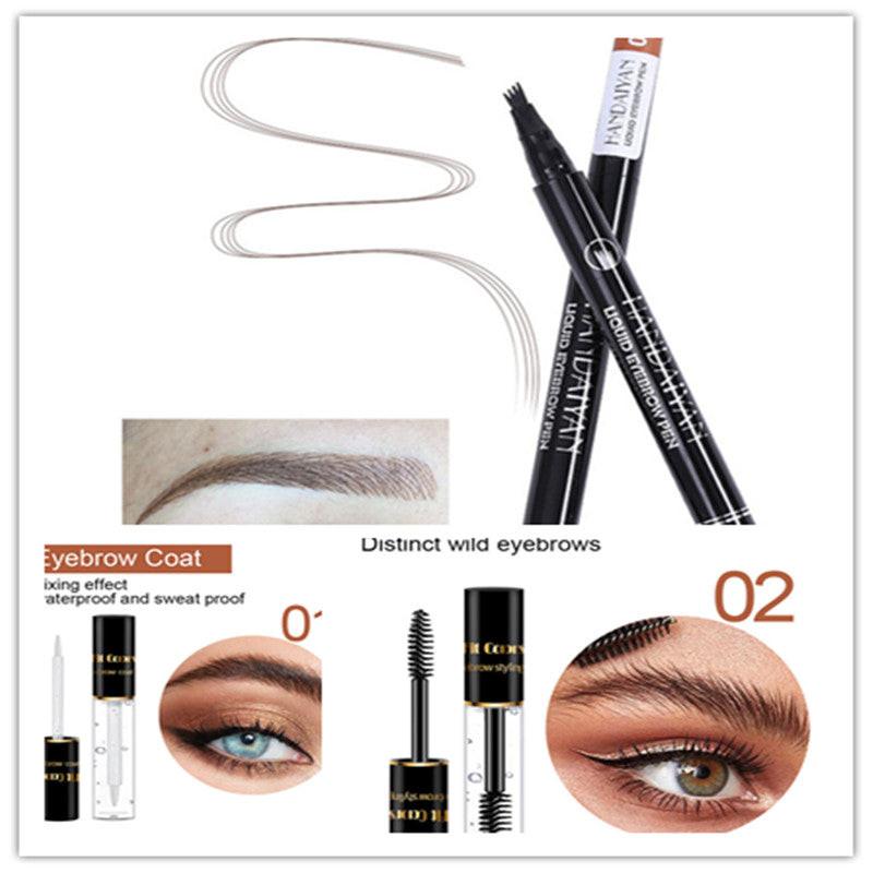Four-head Eyebrow Pencil Liquid Eyebrow Pencil Tattoo Eyebrow Pencil Eyebrow Pencil 4-head Eyebrow Pencil Four-jaw Eyebrow Pencil.