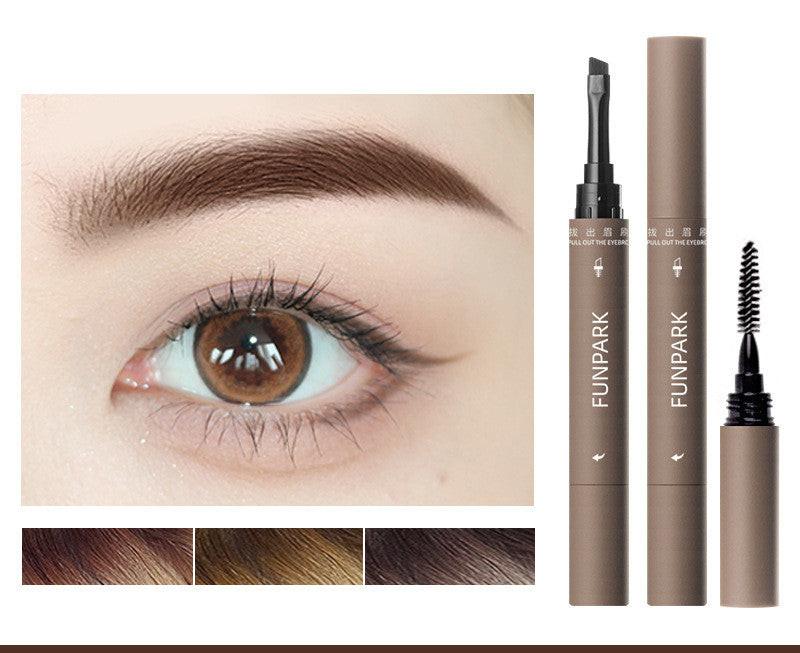 Eyebrow Pencil With Brush Waterproof Smear-proof.