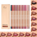 Outline 12-color Lipstick Matte Lip Liner Suit.
