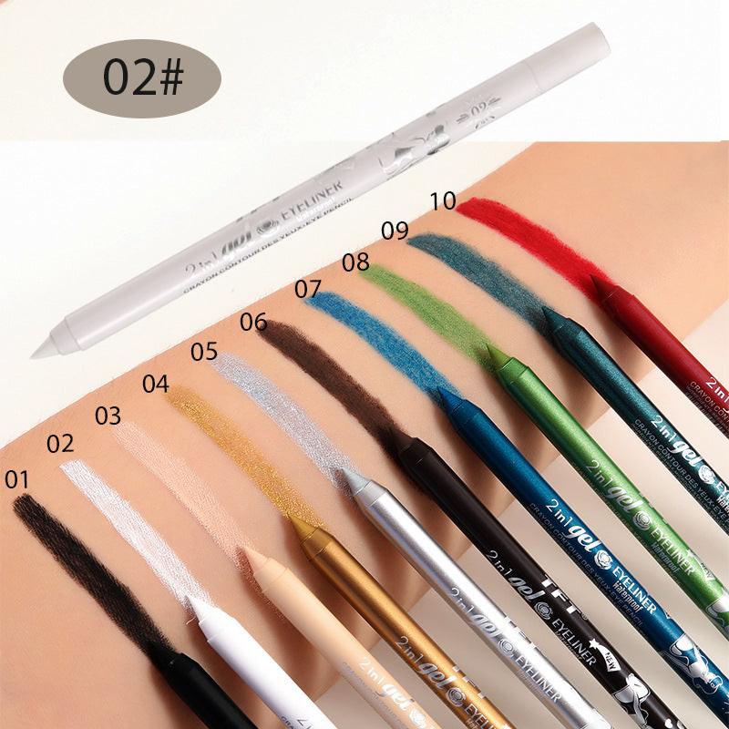 Long-lasting Concealer Waterproof Sweat-proof Smudge-free Eyeliner And Lip Liner.