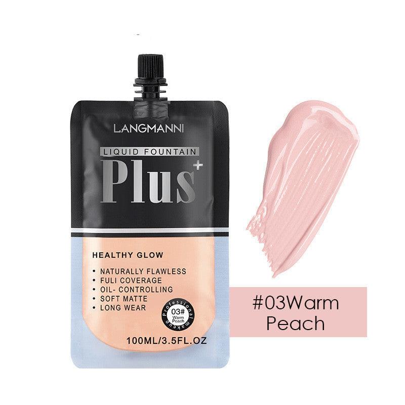 Bag Liquid Foundation Oil Control Long-lasting Concealer And Brightening.