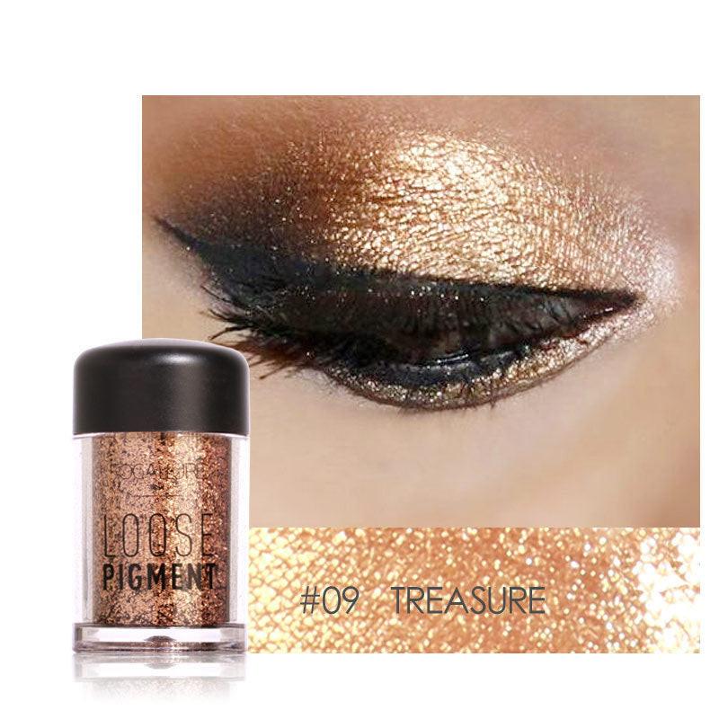 Colorful Pearlescent Glitter Eye Shadow.
