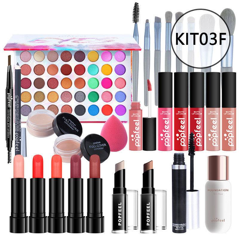 Makeup Cosmetics Set Beginner Combination Concealer Eyeliner Eyebrow Pencil.
