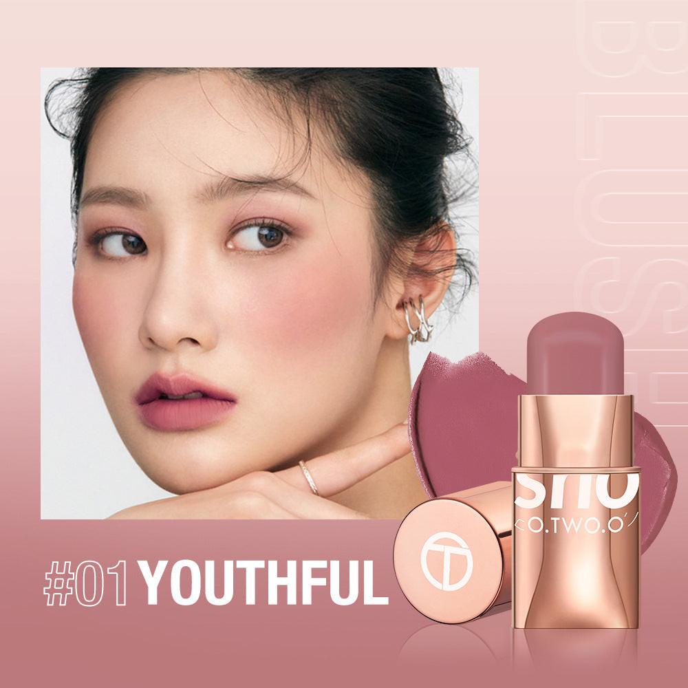 Vital Smooth Blush Cream Toning And Brightening Natural Nude Blush Stick.