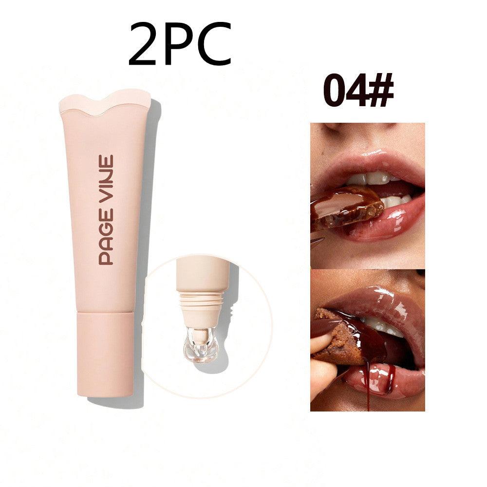 4-color Brightening Lip Balm Moisturizing Exfoliating Skin Long-Lasting Moisturizing Lip Gloss Women Cosmetics.