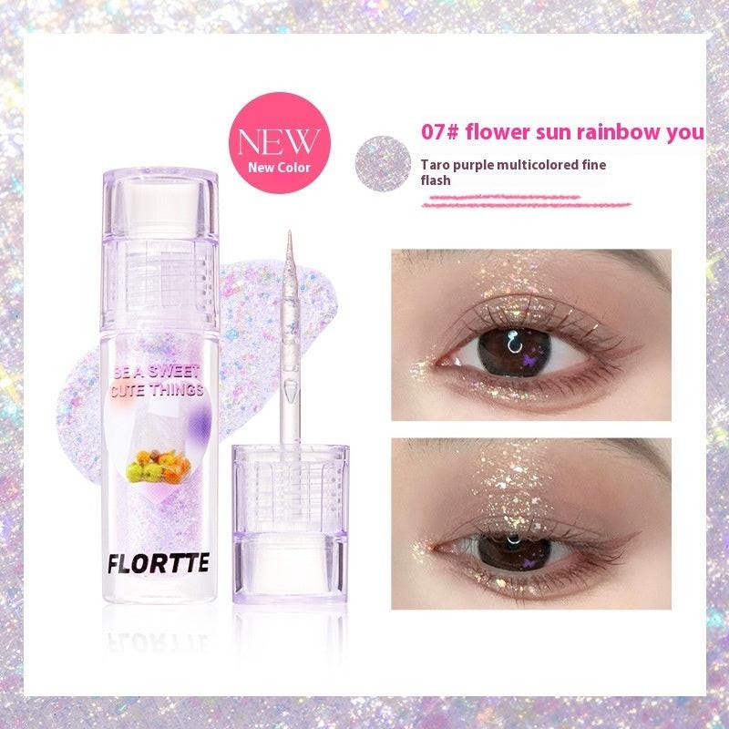 Eye Shadow Plate Thin And Glittering Matte Crouching Silkworm Brightening.