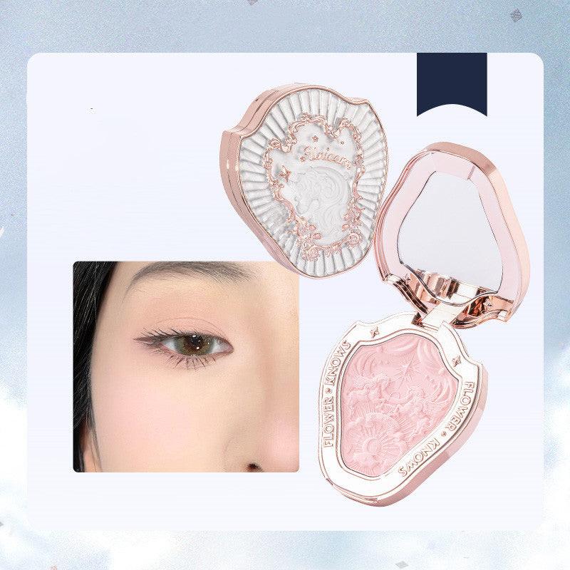 Flower Knows Unicorn Relief powder blusher Expanding Color.