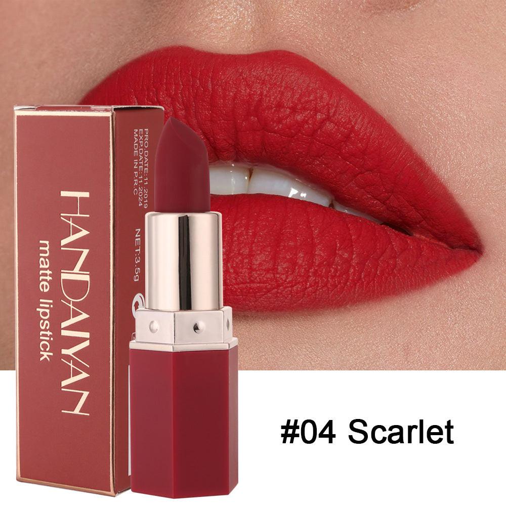 HANDAIYAN Han Daiyan 6-color Matte Nourishing Lipstick Lipstick.