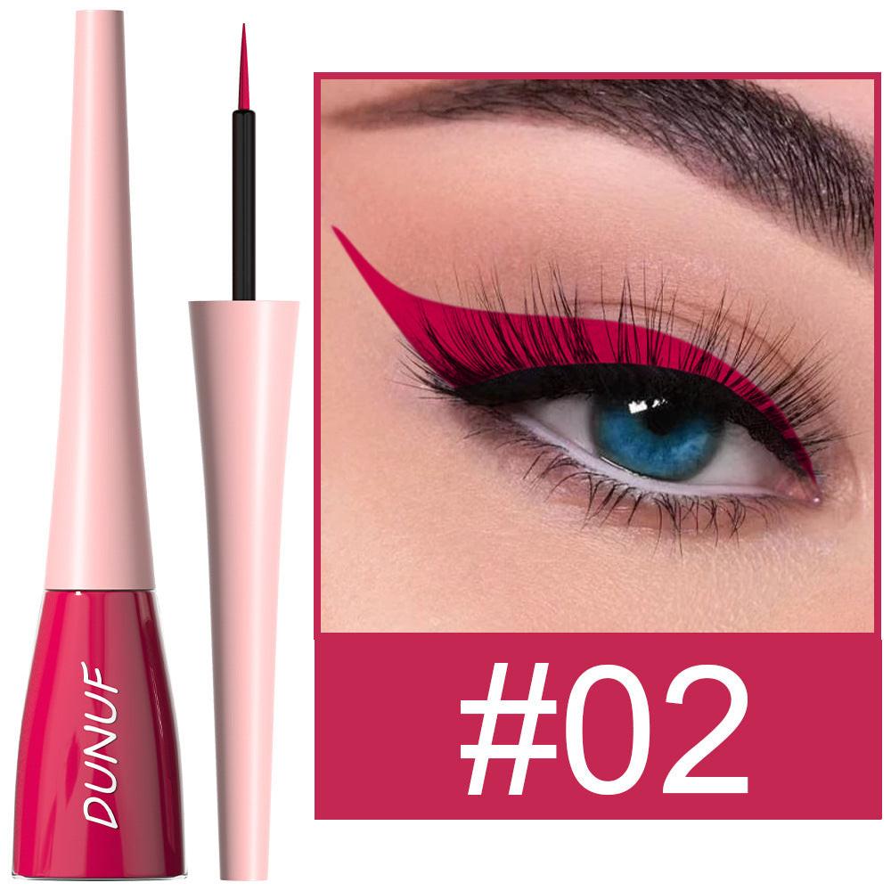 18 Color Long Lasting Waterproof Color Liquid Eyeliner.