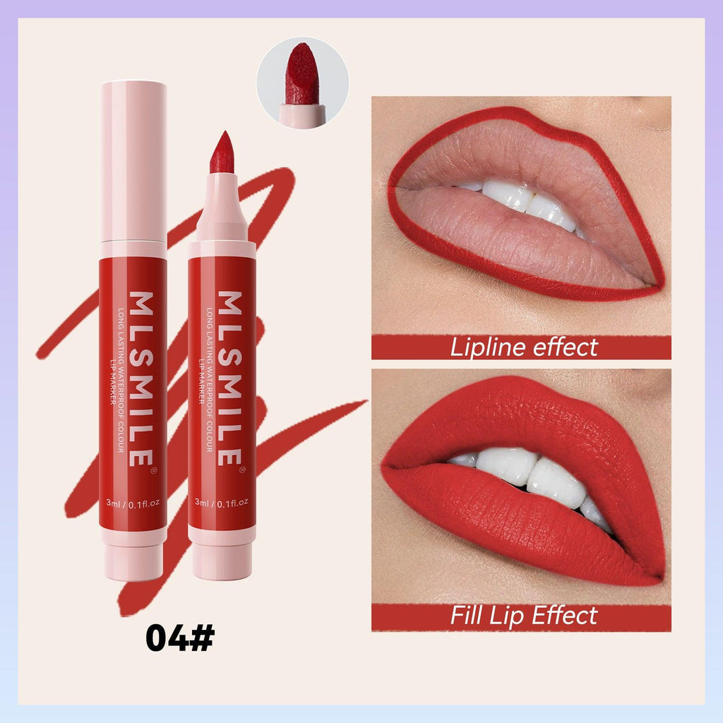 Lip Liner Waterproof No Stain On Cup Lipstick Multifunctional.