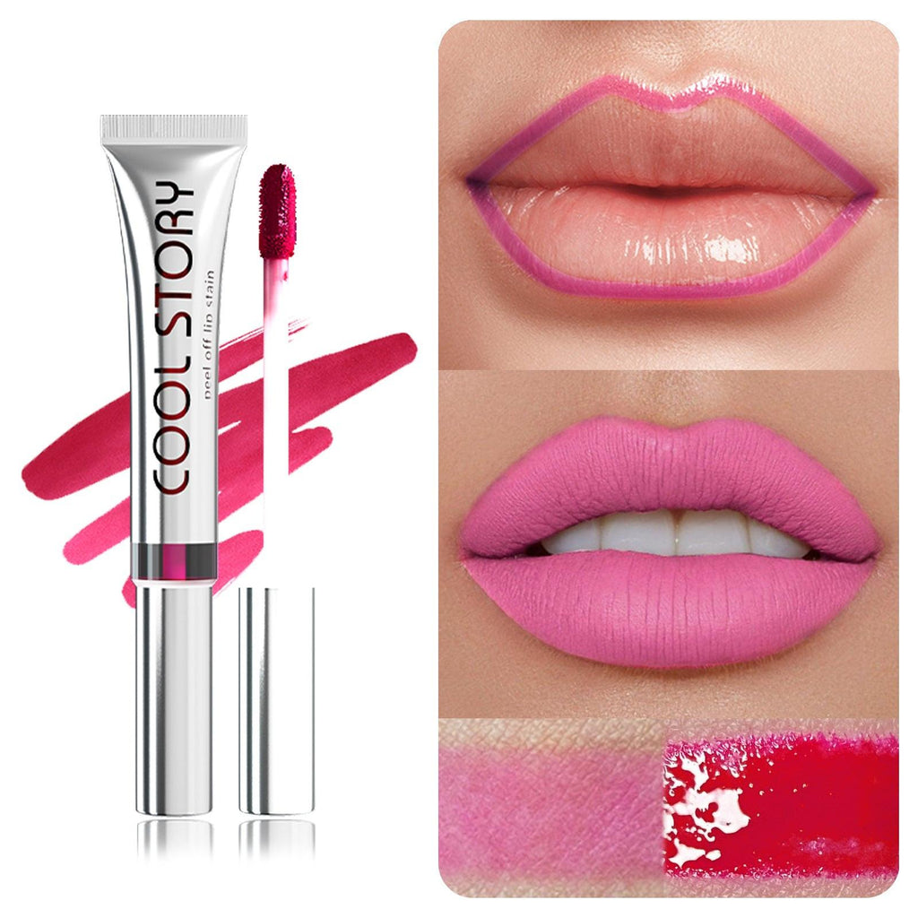 Single Stripping Lip Lacquer Matte No Stain On Cup.