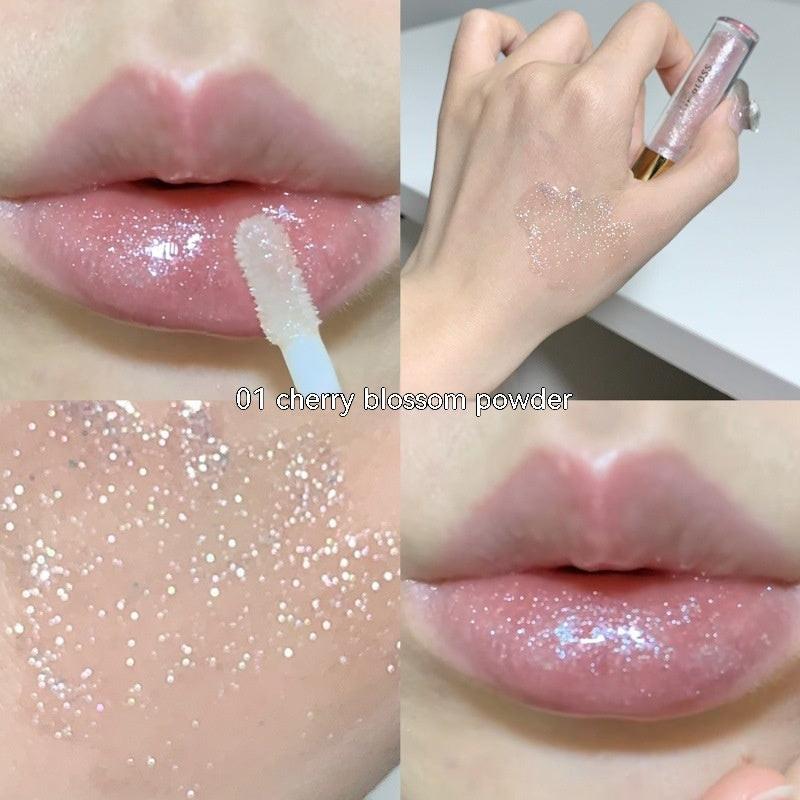 Moisturizing And Rich Flash Lip Gloss Water Light Mirror Lip Lacquer.