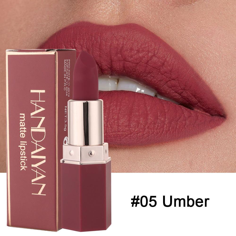 HANDAIYAN Han Daiyan 6-color Matte Nourishing Lipstick Lipstick.