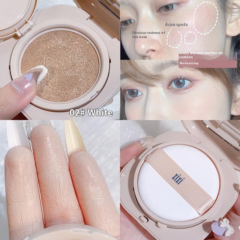 Soft Light Moisturizing Light Invisible Pore Concealer Cushion Foundation.