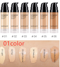 Liquid Foundation Natural Concealer Long Lasting Moisturizing Waterproof Sweat.