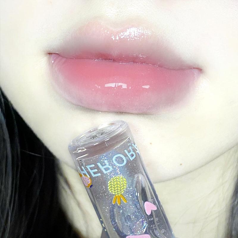 Moisturizing Lip Gloss Transparent Lip Gloss Water Light Mirror Lipstick.