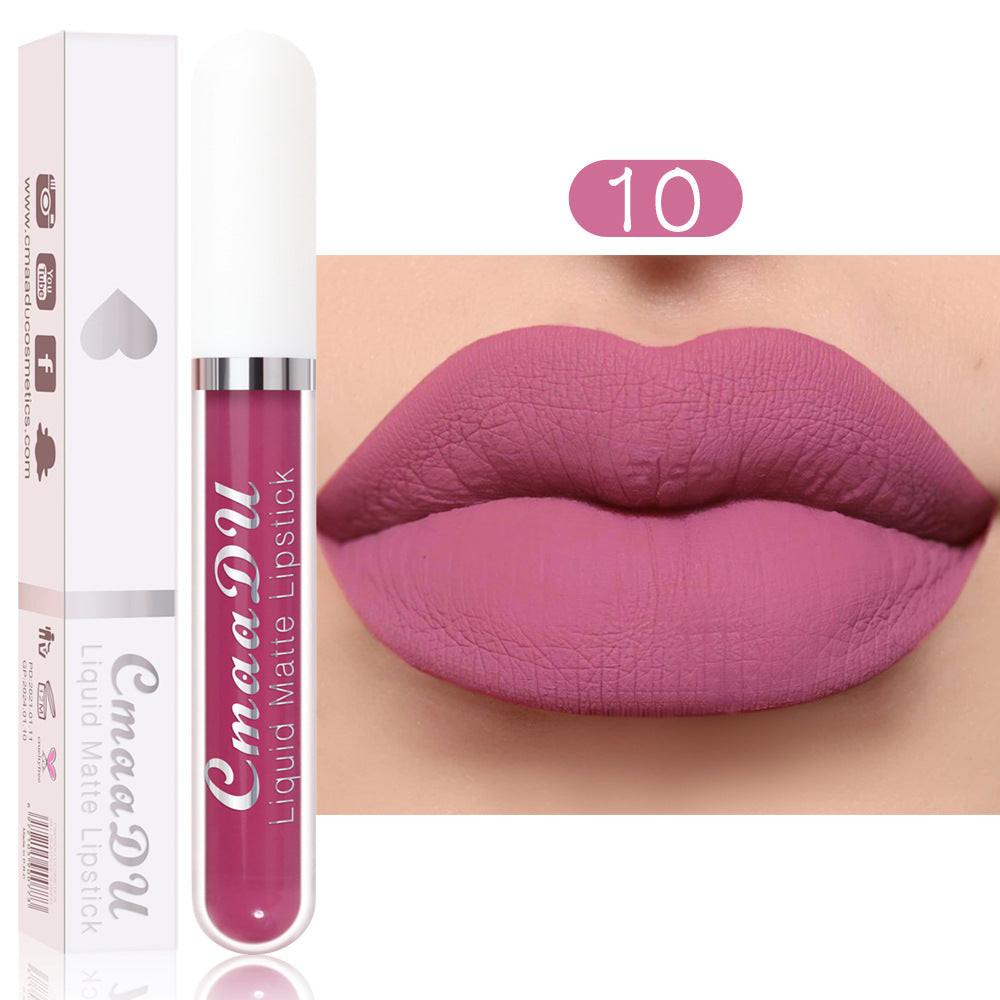 Matte Non-stick Cup Waterproof Long-lasting Lip Gloss.