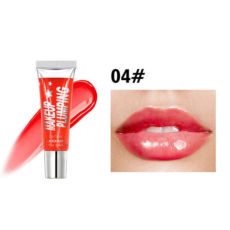 Transparent Lip Gloss Lotion Plump And Moisturize Lips.