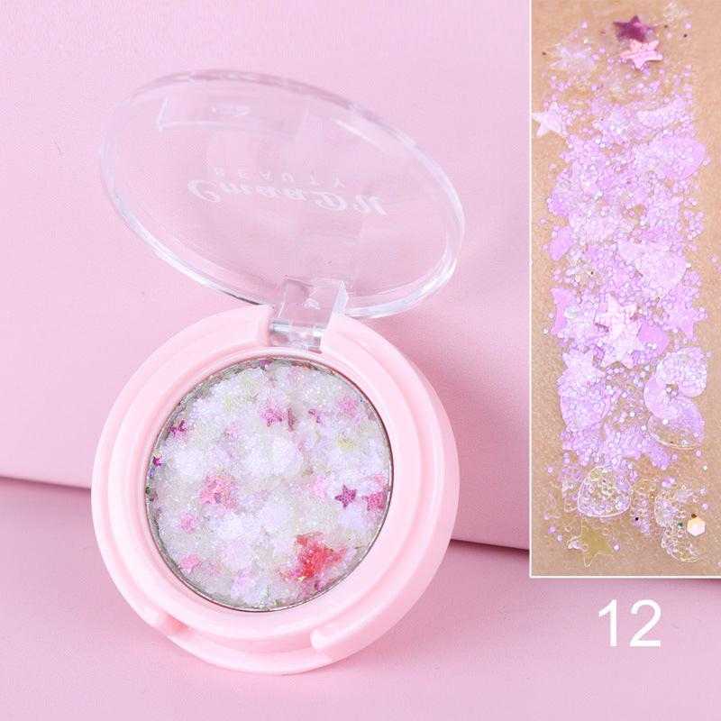 Monochrome Glitter Powder Sequin Eyeshadow.