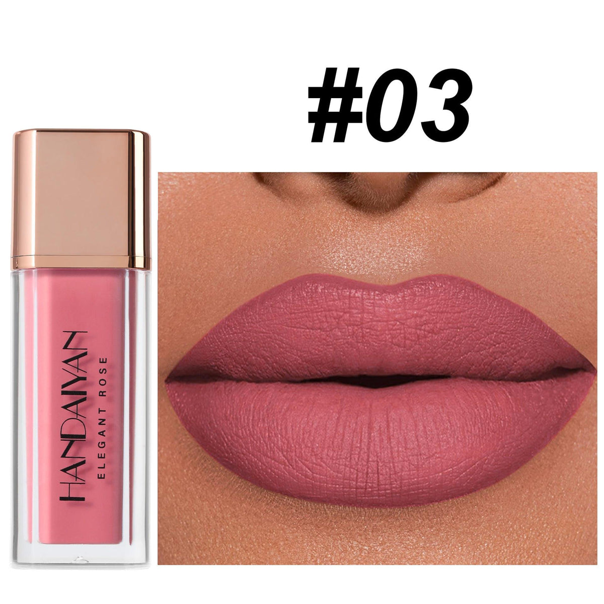 Lip Gloss Quick-drying 8 Colors No Stain On Cup Does Not Fade.
