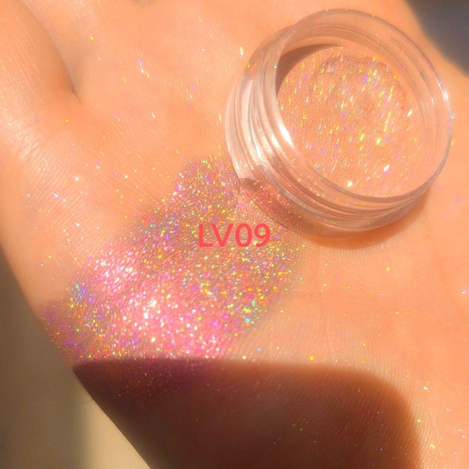 Laser Rainbow Candy Highlight Color Changing Pearl Powder.