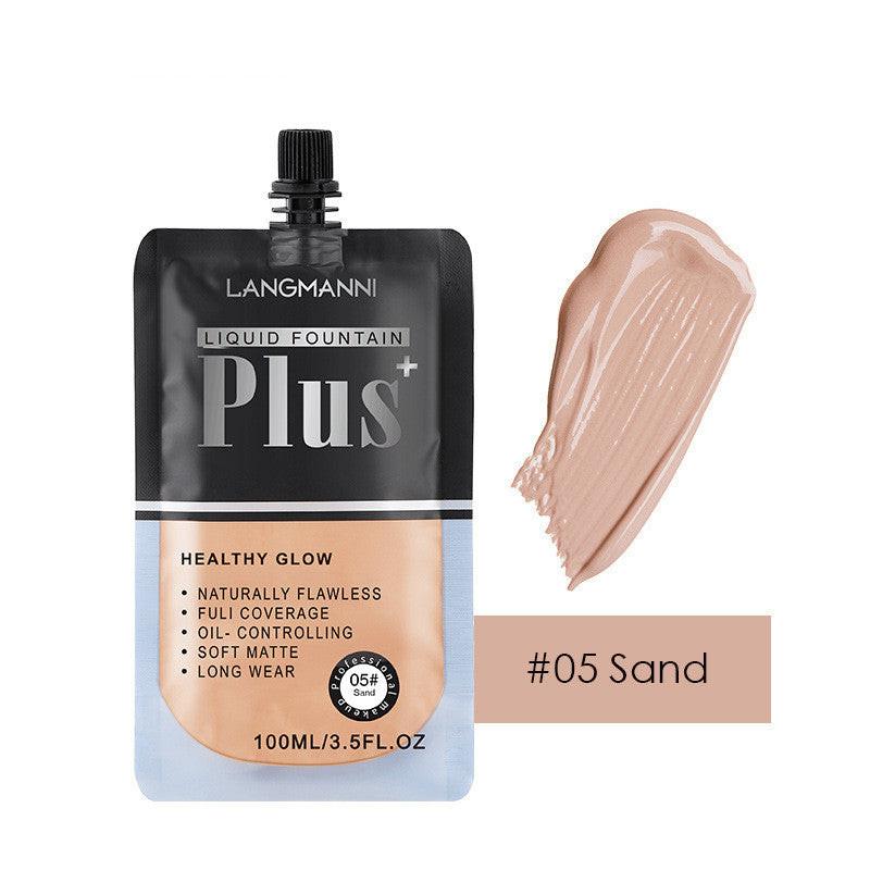 Bag Liquid Foundation Oil Control Long-lasting Concealer And Brightening.