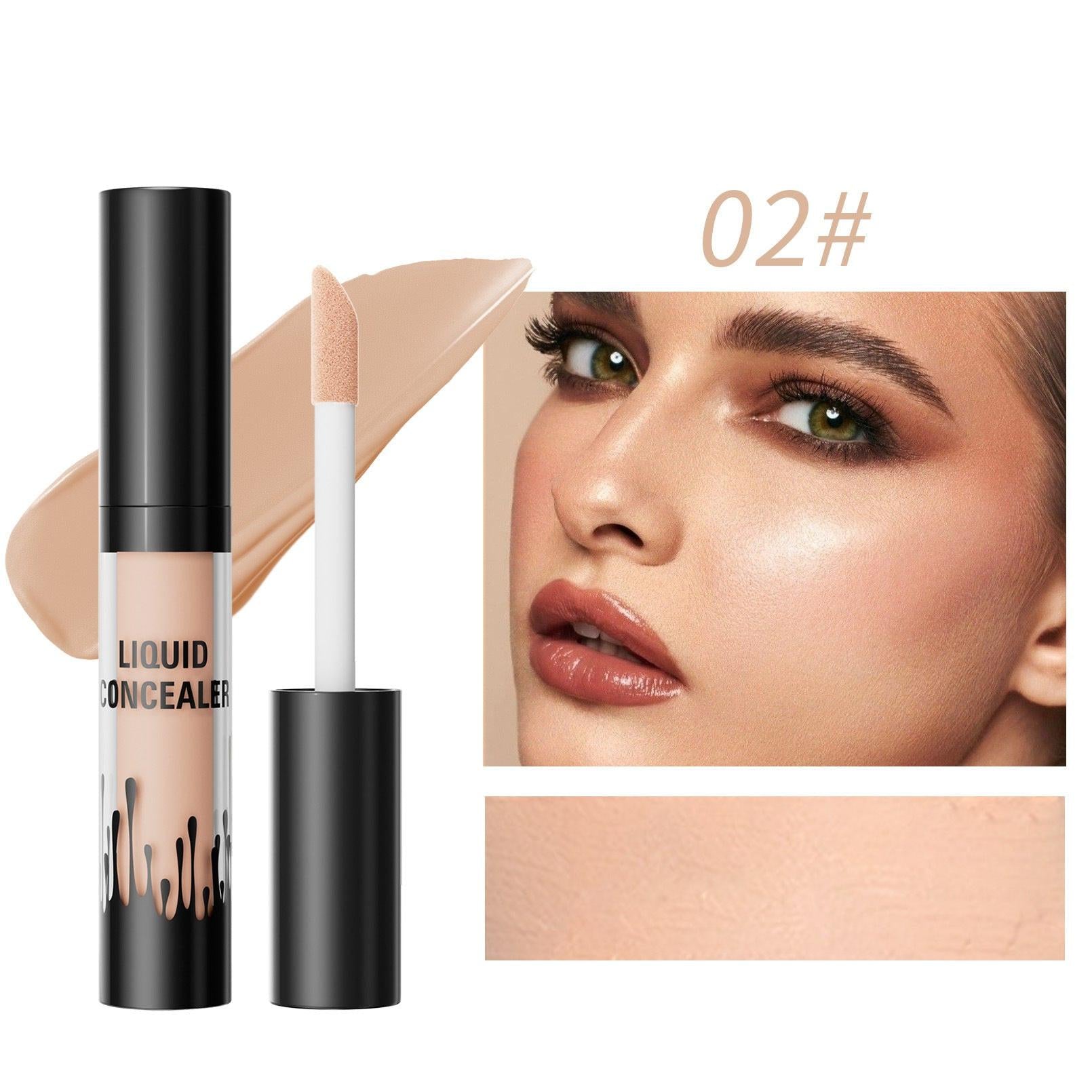 Natural Fit Liquid Concealer Waterproof And Sweat-resistant.