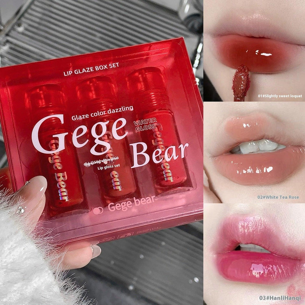 Glaze And Colours Dazzling Water Light Lip Lacquer Make Up White.