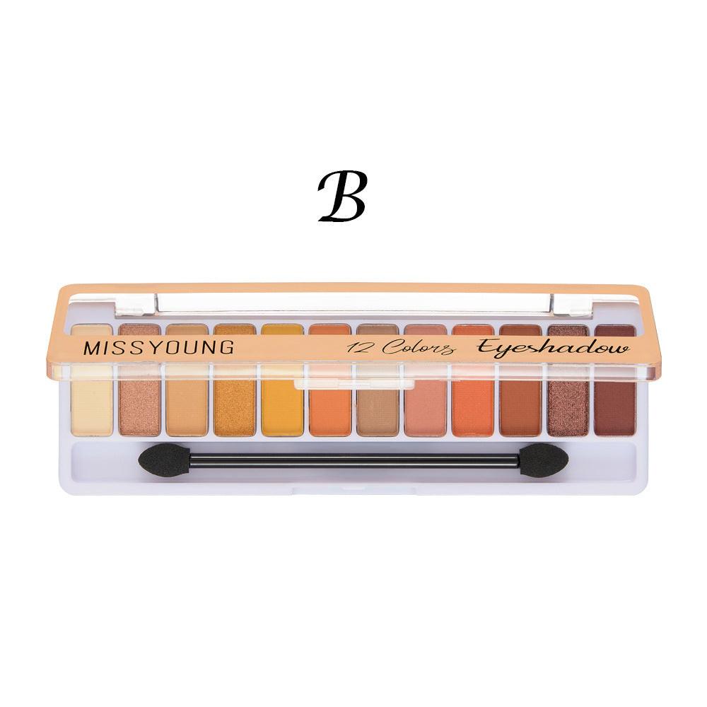 Non-Smudge Matte Pearlescent Eyeshadow Palette.
