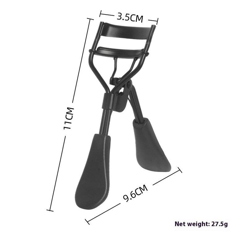 Semi-arc Steel Tooth Brow Groomer Double Head Concealer Brush.