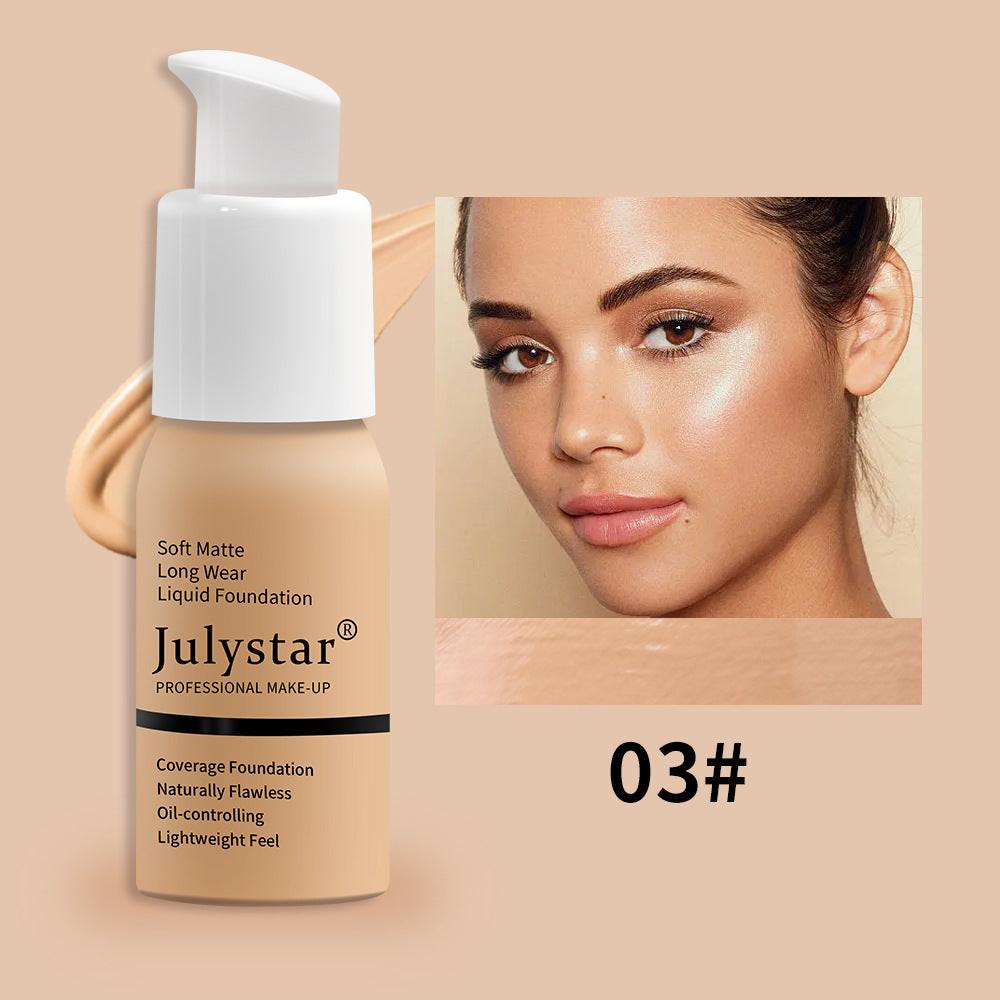 Waterproof Lasting Non Take Off Makeup Concealer Liquid Foundation Beauty Makeup.