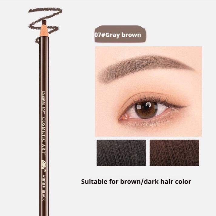 Line Drawing Waterproof Sweat-proof Non-fading Brushed Natural Eyebrow Pencil.