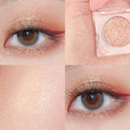 High Gloss Earth Color Broken Diamond Fine Shimmer Matt Pearl Eye Shadow Disc.