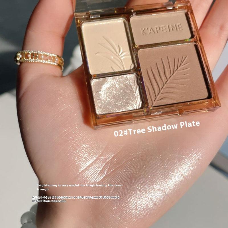 Matte Brightening Highlight Eyeshadow Four Colors.