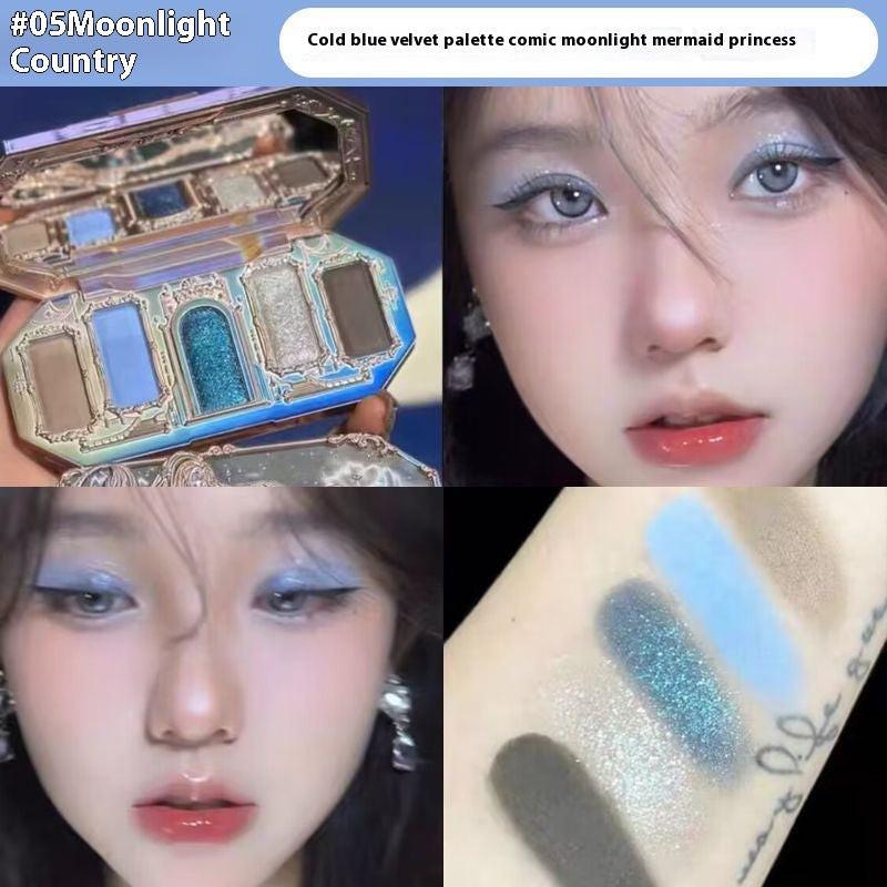 Flower Know Eye Shadow Pure Desire Style Plain Face Highlight Contour Compact.