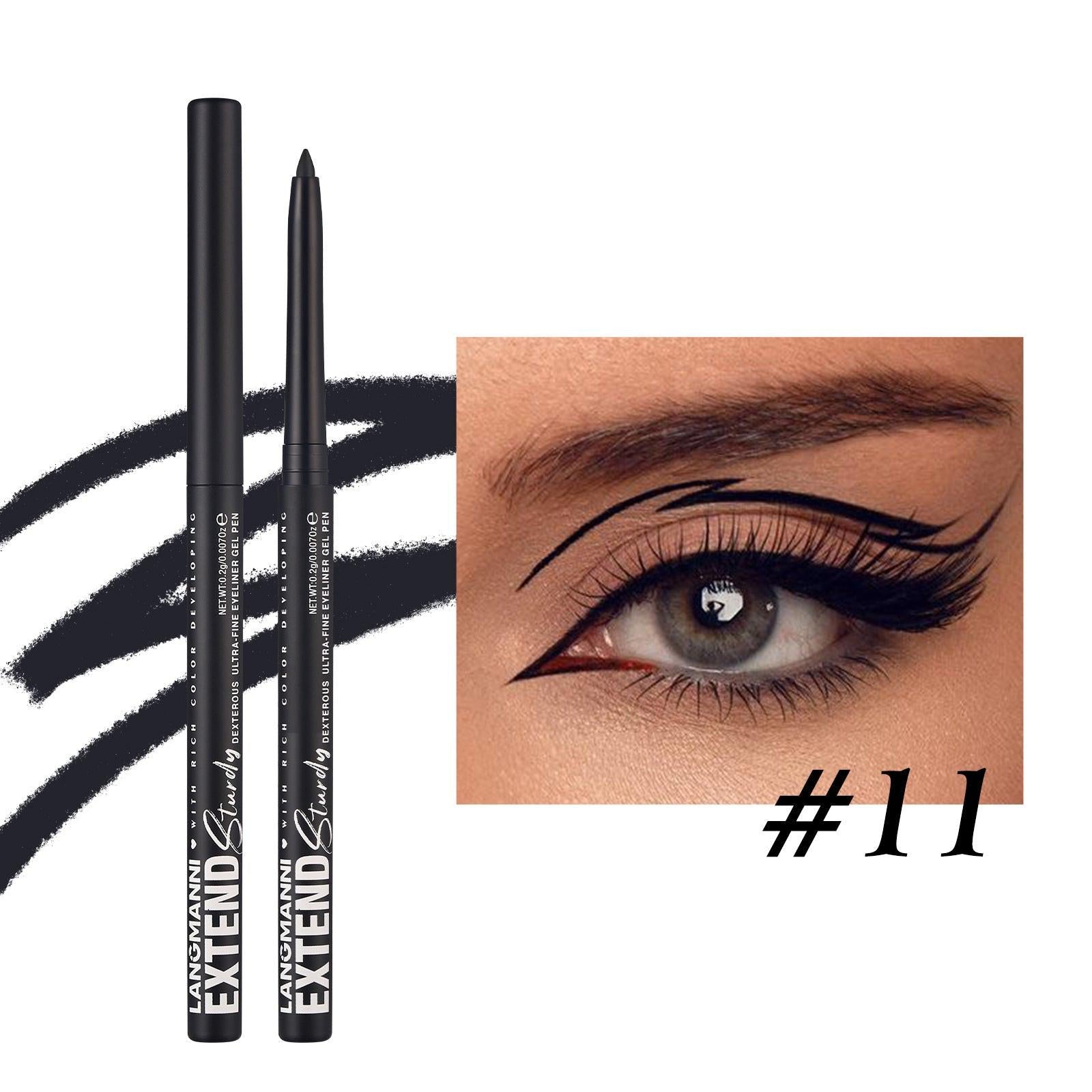 Waterproof And Durable Not Smudge Automatic Rotation Eyeliner.