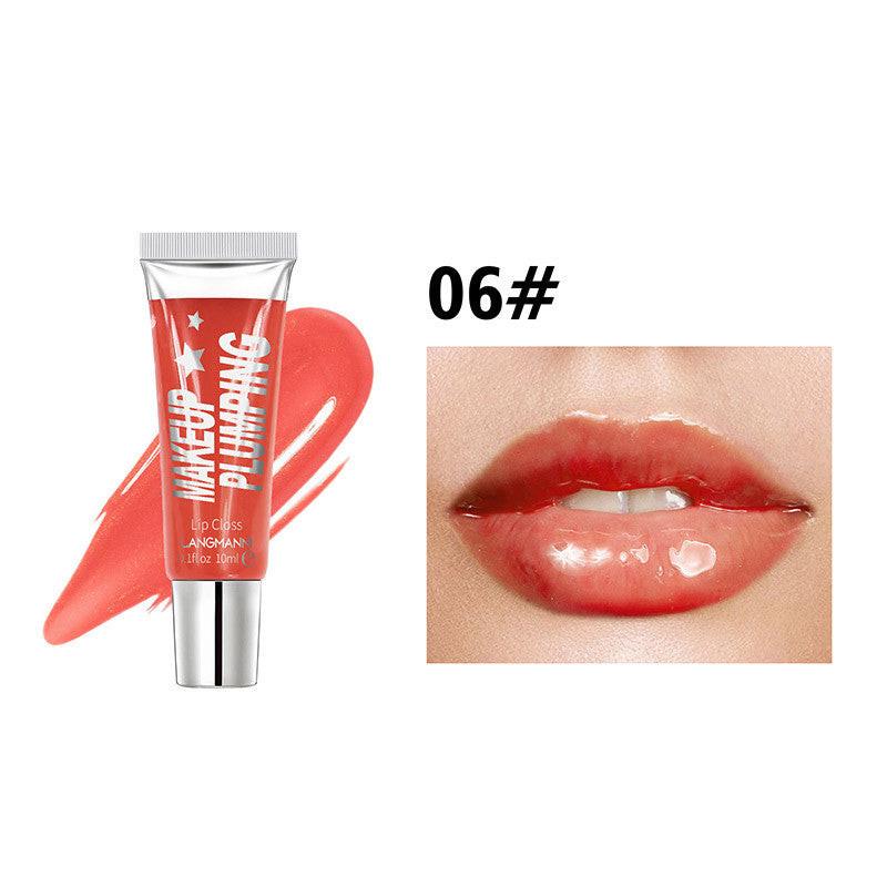 Transparent Lip Gloss Lotion Plump And Moisturize Lips.